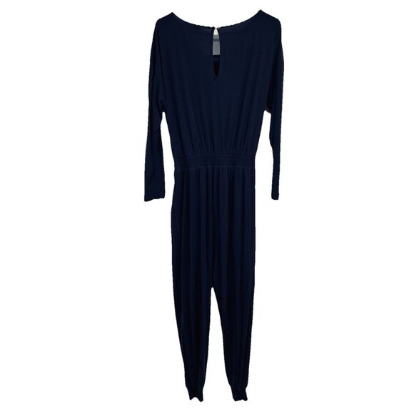 Saturday Sunday Dylan Cowl Neck Jumpsuit Navy S Boho Festival Hippie Lagenlook - Picture 5 of 12